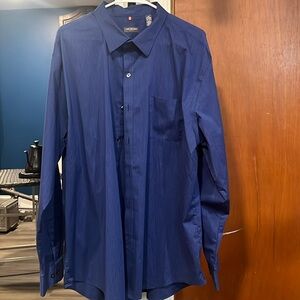 Mens Button Up Dress Shirt - 2XL